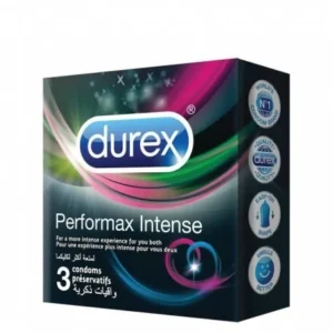 préservatifs durex performax intense - 3 pièces pour un plaisir partagé