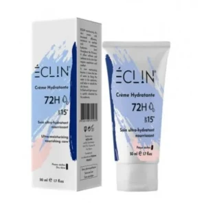 crème hydratante eclin 72h spf 15 pour peau sèche - efficacité renforcée