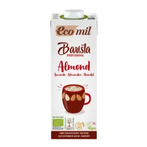 lait d'amande bio pour barista ecomil calcium sans sucre 1l