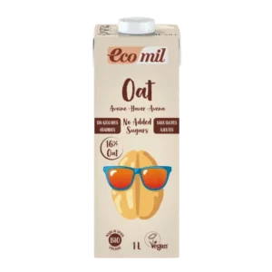 boisson à l'avoine sans sucre ecomil 1l - alternative vegan & bio