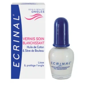 vernis blanchissant ecrinal pour ongles - soin réparateur 10ml