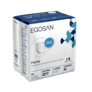 culottes absorbantes taille l - egosan avec absorption extra (14 unités)
