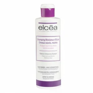 shampooing révélateur d'éclat pour cheveux colorés - elcea 250 ml