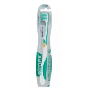 brosse à dents sensible extra souple elmex pour soins dentaires efficaces