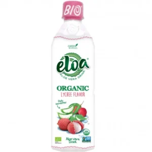 jus d'aloe vera bio saveur litchi 500ml - eloa