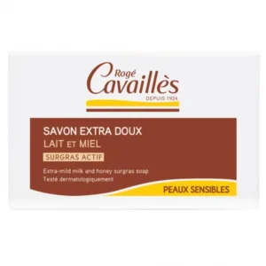 savon surgras rogé cavaillès extra-doux lait et miel 250g