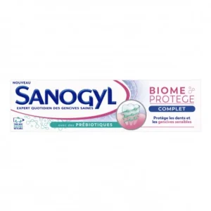 dentifrice biome protège complet sanogyl - protection complète des dents 75 ml