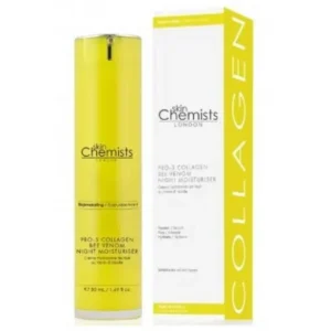 skinchemists crème hydratante de nuit au collagène et au venin d’abeille pro-5 50ml