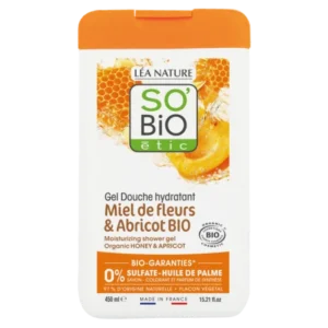 so bio gel douche miel abricot 450ml