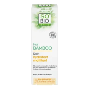 so bio soin hydratant matifiant bamboo 50ml