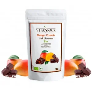 vitasnack croustillant de mangue au chocolat bio 28g
