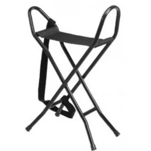 canne pliable légère herdegen canne quatro 116801 avec siège inclus
