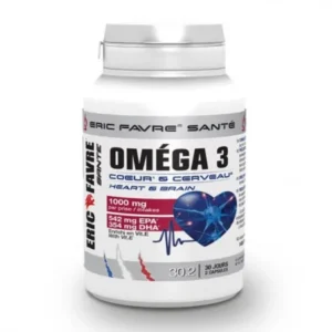 omega 3 capsules 3000 mg for heart & brain health - eric favre