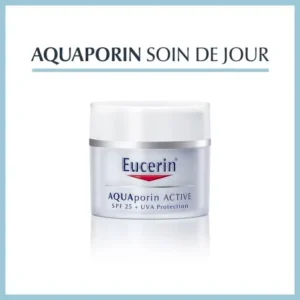 eucerin aquaporin active soin hydratant spf25 - hydratation intense pour peaux sensibles 50ml