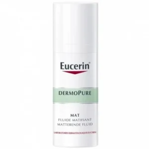eucerin dermopure fluide matifiant 50 ml - soin anti-imperfections