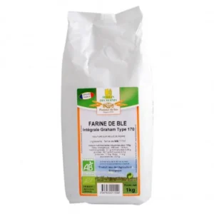 farine de blé intégrale graham type 170 – moulin des moines 1kg