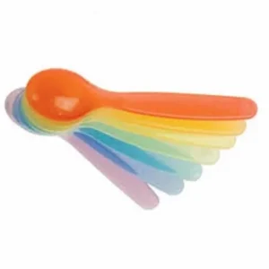 cuillère pour bébé en couleur - farlin 7 pcs 4m+ bf237b
