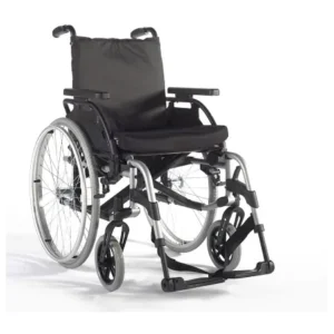 fauteuil roulant pliant avec dossier inclinable basix 2 - sb743d
