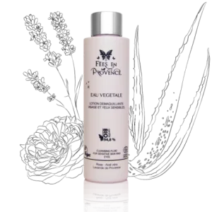 lotion démaquillante végétale bio 150ml - fees en provence