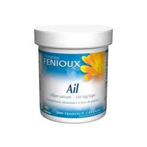 fenioux ail en gélules 200g - complément pour une santé cardio-vasculaire optimale