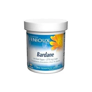 bardane (fenioux) 200 gélules - complément alimentaire pour la santé de la peau