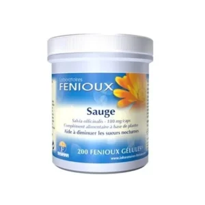 gélules de sauge fenioux - 200 capsules pour le bien-être féminin