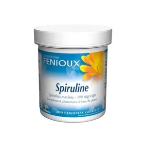 gélules de spiruline fenioux – 100 gélules enrichies en nutriments