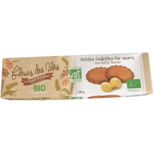 galettes pur beurre biologiques fleurs des bles - 125g