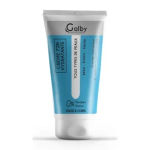 crème hydratante 72h galby pour peaux sensibles - 50ml