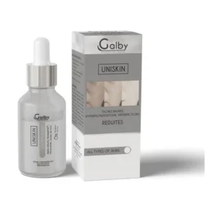 dépigmentant serum galby uniskin 30ml - réduit les taches brunes