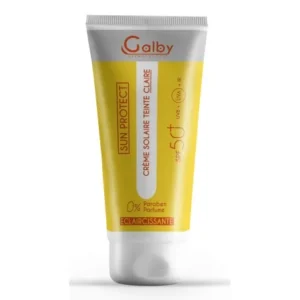 écran solaire teinté galby spf 50+ pour peaux sensibles - 50ml