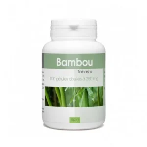 bambou tabashir - complément alimentaire 250mg - 100 gélules