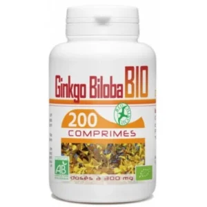 gingko biloba capsules 250 mg - organic gph diffusion for memory support - 200 capsules