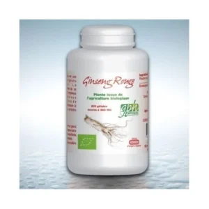 ginseng rouge bio - 200 gélules pour stimuler la vitalité et résister au stress