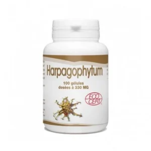 harpagophytum bio - 330 mg - 100 gélules pour le bien-être articulaire