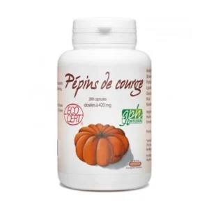 huile de pépins de courge - gph diffusion pour la santé de la prostate (200 capsules)