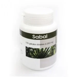 sabal (saw palmetto) dietary supplement - gph diffusion, 200 capsules of 250mg