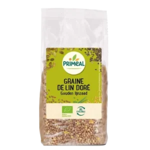 graines de lin doré primeal 250g - bienfaits naturels pour la santé digestive