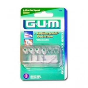 gum brossettes dentaires ultra-fines 1,1mm - recharge de 6
