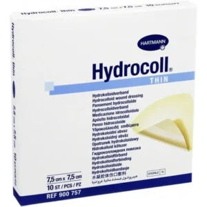 hartmann sterile hydrocolloid dressings – 7.5 x 7.5 cm (pack of 10)
