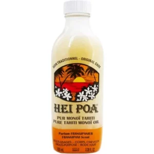 monoi tahiti parfum frangipanier 100ml - hei poa soins traditionnels multi-usage