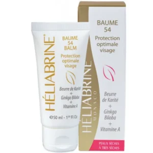baume visage hydratant heliabrine 54 - soin intensif pour peaux sèches 50ml
