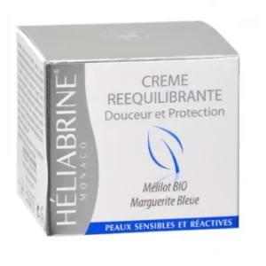 crème rééquilibrante heliabrine 50ml - idéale pour peaux sensibles