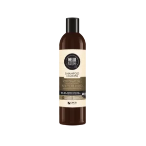 coconut oil shampoo for moisture & repair – hello nature 300 ml
