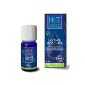 huile essentielle lavande stoechade bio 10ml - herbes et traditions