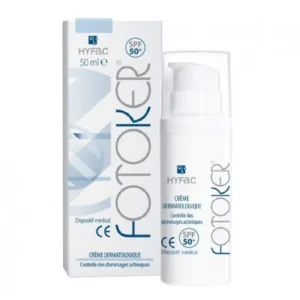 crème dermatologique fotoker 50ml spf 50 – protection solaire avancée