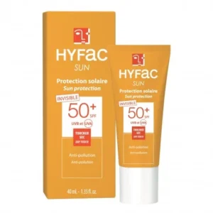 protection solaire hyfac sun invisible spf 50+ toucher sec