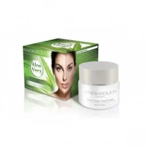 crème visage aloe vera enrichie en huiles naturelles - innovatouch 50 ml