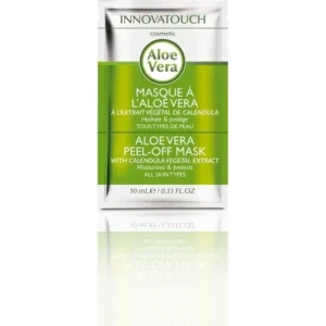 masque à l'aloe vera innovatouch 10 ml - hydratation intense pour tous types de peaux