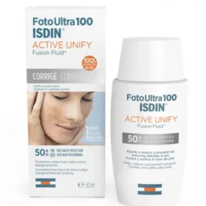 protecteur solaire fluide dépigmentant isdin foto ultra active unify spf50+ 50ml
